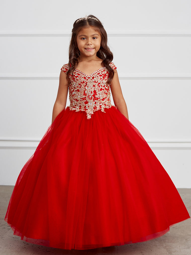 Royal Blue Ballgown Dress for Little Girls – Mia Bambina Boutique